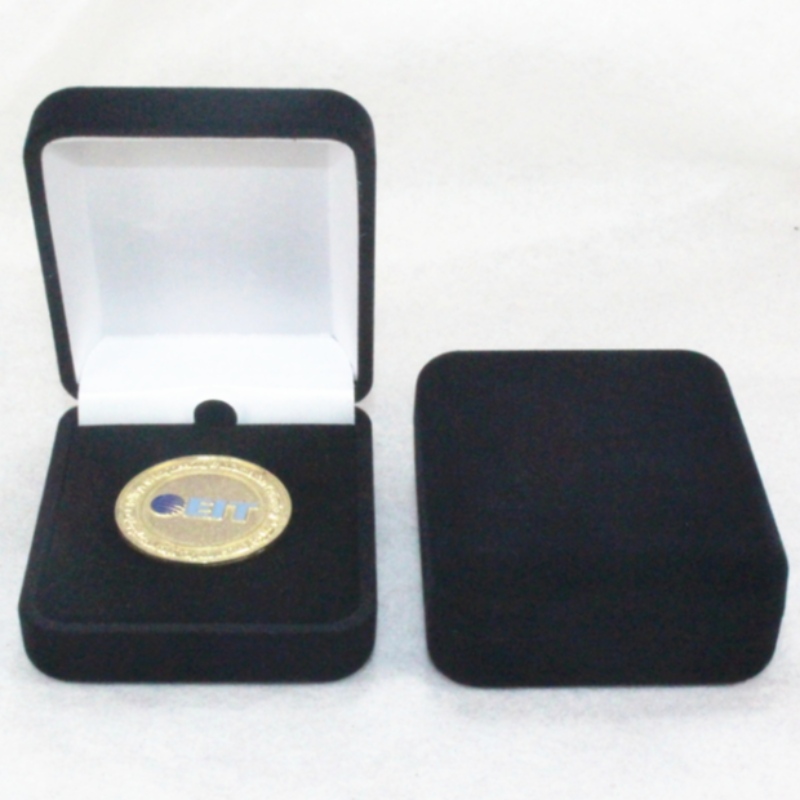 반지, 배지 및 작은 동전, mm에 대한 항목 F-05 원형 벨벳 상자. 55 * 70 * 26, 무게 약 35g